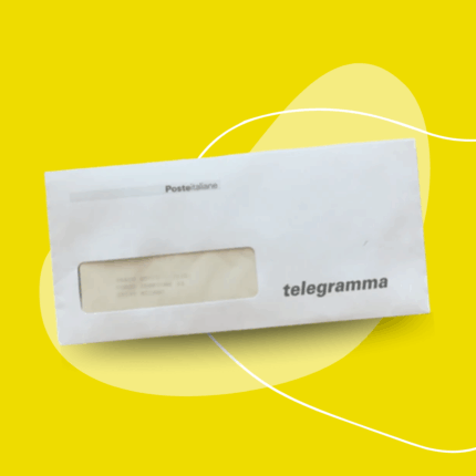 Invio telegramma online con poste Italiane.