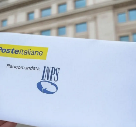Busta di raccomandata Inps