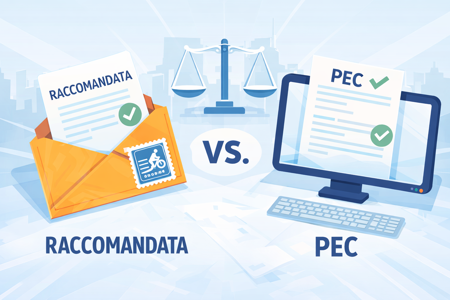 Confronto tra raccomandata e PEC nelle comunicazioni legali e formali