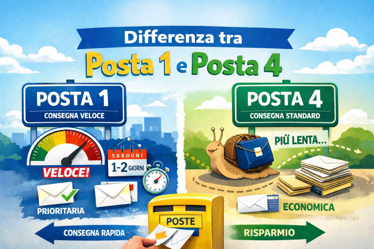 Differenza tra Posta 1 e Posta 4