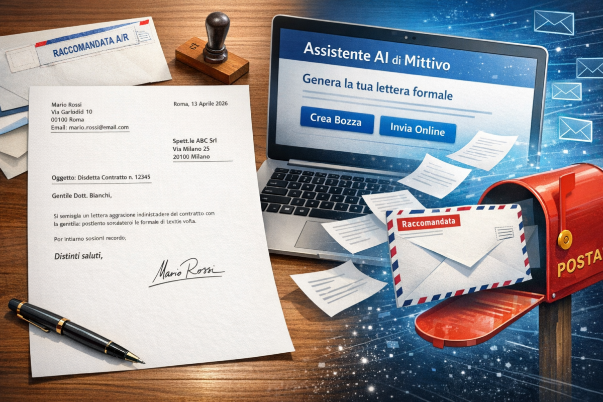 scrivere lettera formale