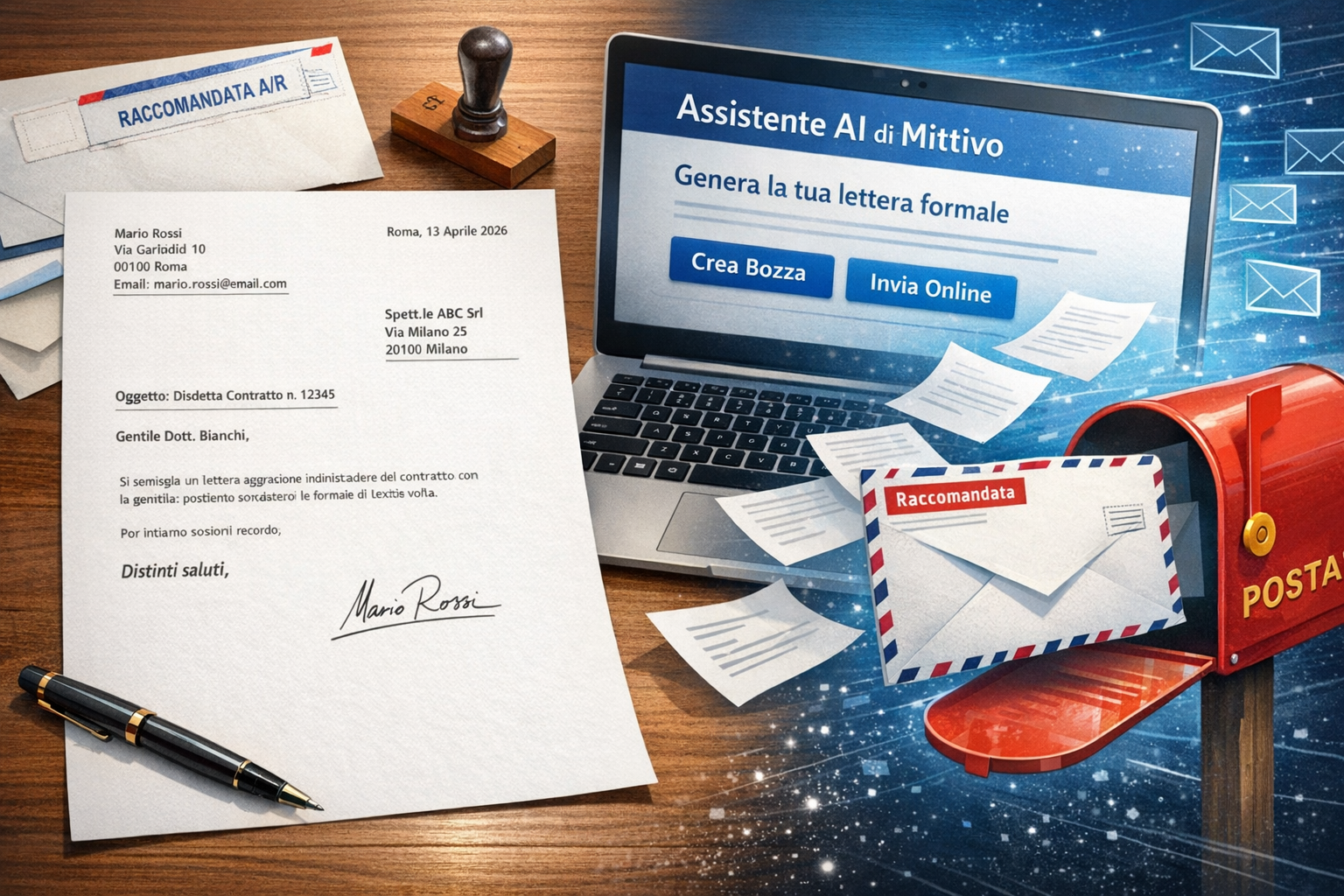 scrivere lettera formale