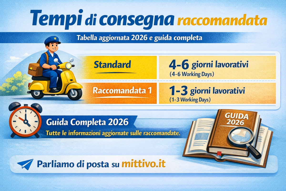 tempi di consegna raccomandata