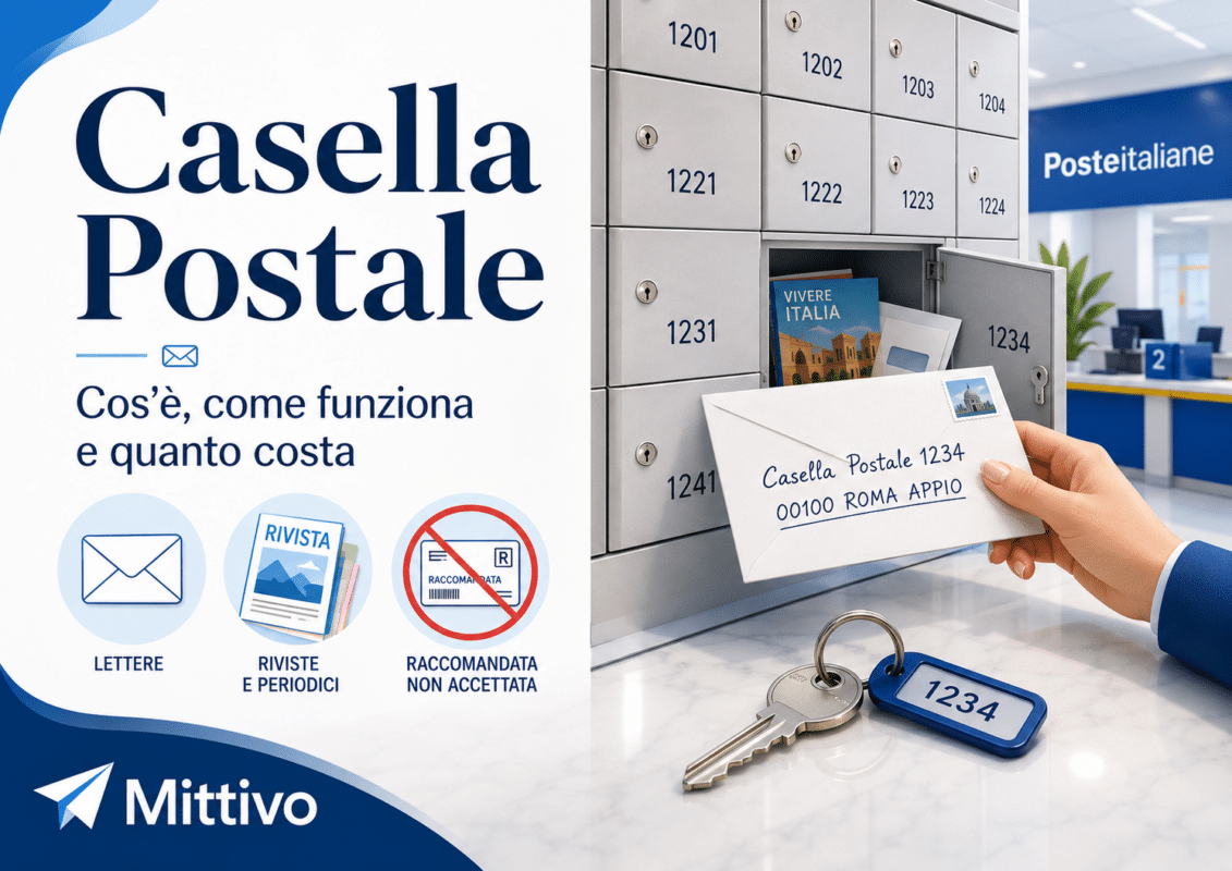 casella postale poste italiane come funziona costi