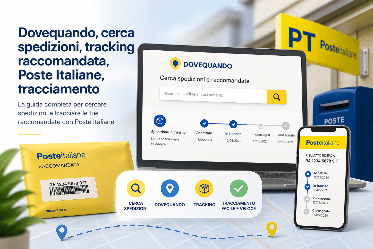 dovequando poste italiane cerca spedizioni tracking