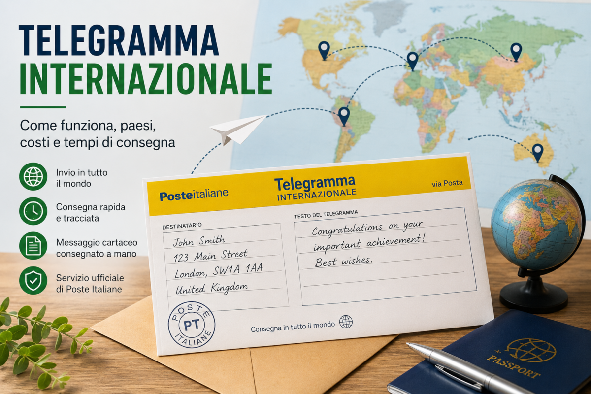 telegramma internazionale come funziona paesi costi