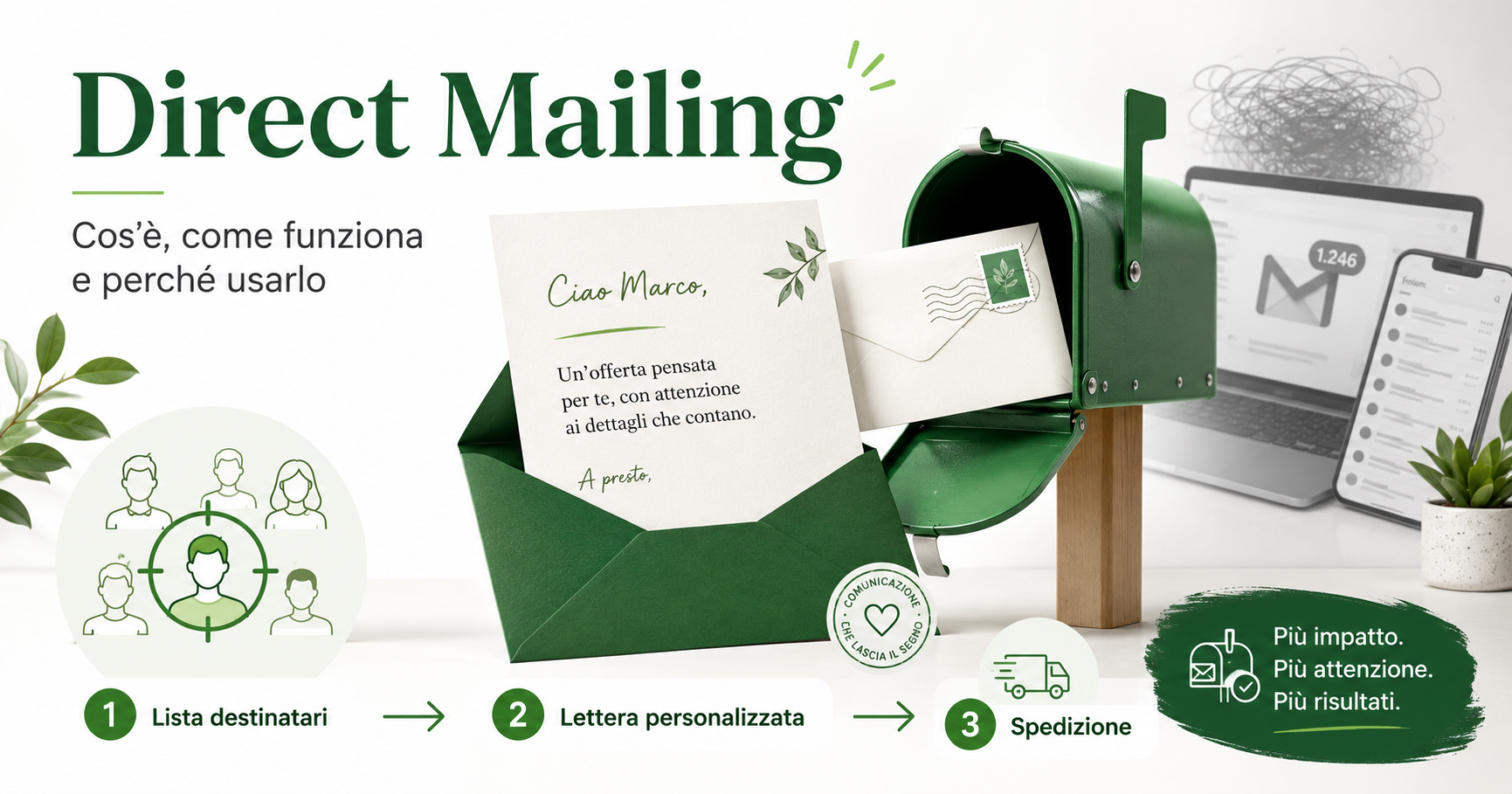 direct mailing cos'è come funziona marketing postale