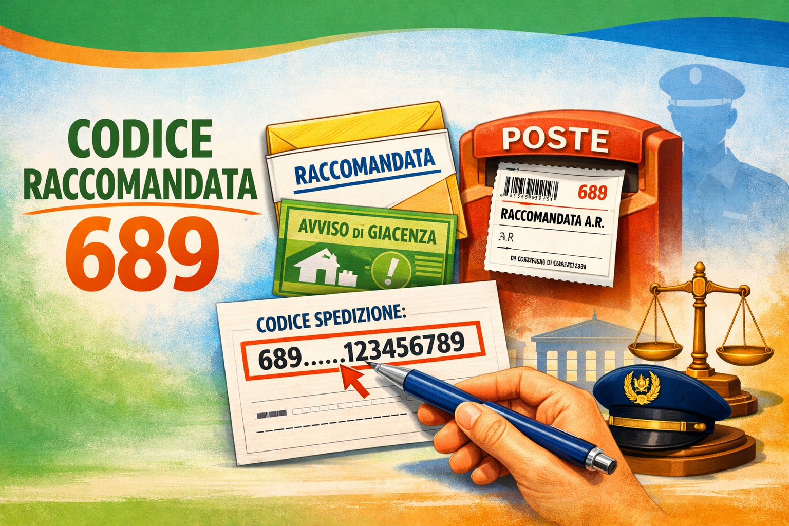 codice raccomandata 689 cosa significa mittente confronto codici